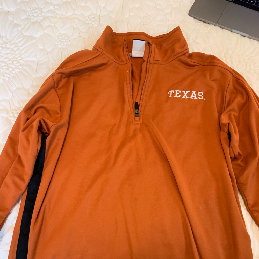Texas quarter zip sweatshirt